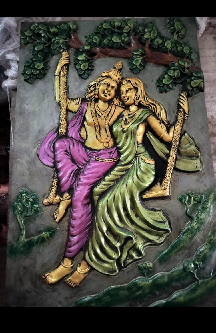 Customized Buddha Poster Wall Tile (3x4 Feet, Matt, 4Pcs)